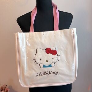 5/$25 💖 Hello kitty white canvas tote bag